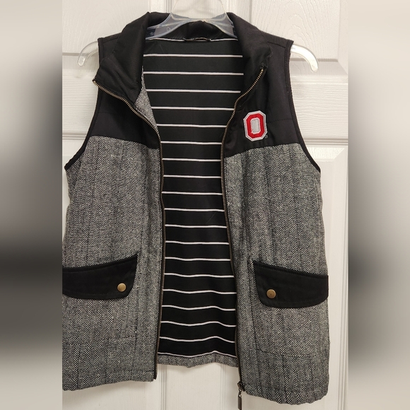 gameday couture Other - Ohio State Black and Gray Vest with OSU Logo Size S